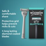 Wilkinson Sword Quattro brivnik + nadomestne britvice 9 kos | Shoptok.si