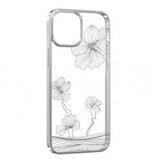 DEVIA Maska Hard Case Crystal Flora za Iphone 13/ srebrna cene