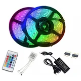 LED RGB trak 5 metrski + daljinski upravljalnik