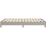  Okvir kreveta bez madraca svjetlosivi 120 x 200 cm od tkanine | shoptok.hr