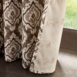 Pineapple Elephant Smeđe zavjese u setu 2 kom 229x229 cm Suri Geo – | shoptok.hr