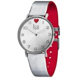 Ice Watch ženski ice love srebrno crveni modni Ručni sat