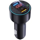X Wave BT 40 FM transmiter za kola,Bluetooth,LED,USB,3D Surround,USB-TypeC PD30W+QC3.0 brzo punjenje u