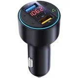 BT 40 FM transmiter za kola,Bluetooth,LED,USB,3D Surround,USB-TypeC PD30W+QC3.0 brzo punjenje
