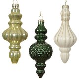 DEKOR DOM dekoracija - hanging ornament glass 13cm 122471 - green - kmg ( 045662 ) Cene