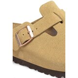Birkenstock Natikače od brušene kože Boston za žene, boja: bež, 1026164 | shoptok.hr