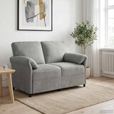 SOFA za dvije osobe Svjetlosiva 138 x 83 x 95 cm Baršun Cijene