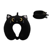 i-Total Putni jastuk za vrat Cat crni XL2184A | shoptok.hr