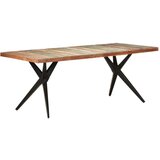 vidaXL Blagovaonski stol 200 x 90 x 76 cm od masivnog obnovljenog drva | shoptok.hr