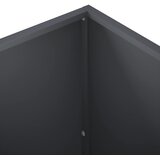  Vrtna saksija Antracit 100 x 50 x 50 cm Čelična vrata | shoptok.hr