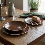 Fade Globok krožnik Active Reactive 24,5cm / rjav / porcelan, (5000267831) | Shoptok.si