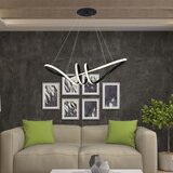  LED luster na sajli LED/24W/230V 3000K crna | Eponuda.com