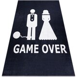 RugsX Preproge Pralna preproga BAMBINO 2104 'Game over' poroka, 80x150 cm Črna | Shoptok.si