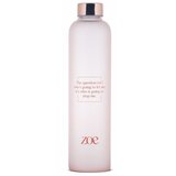 Zoe Quote Glass Bottle, Pink, 750 ml, (20494685) | Shoptok.si