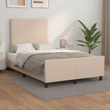 Furnova Posteljni okvir brez vzmetnice kapučino 120x190 cm umetno usnje, (21940905) Cene