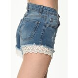 Dewberry Z6330 WOMEN'S JEAN SHORTS-PLAIN BLUE | shoptok.hr
