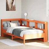  Krevet s regalom za knjige bez madraca 100 x 200 cm od borovine | shoptok.hr