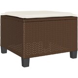  3-dijelni bistro set s jastucima smeđi od poliratana | shoptok.hr