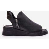 Boto Ladies Wedge Sandals Black Mevinette | ePonuda.com
