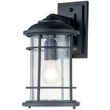 Elstead Lighting Elstead Feiss Lighthouse Zunanja stenska svetilka, teksturirana črna, IP44, (22100278) | Shoptok.si
