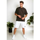 Dewberry 75226 Mens Oversized Fit Crew Neck T-Shirt-BLACK | Shoptok.si
