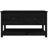  Stolić za kavu crni 102x49x55 cm od masivne borovine | Eponuda.com