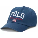 Polo Ralph Lauren Otroška bombažna bejzbolska kapa mornarsko modra barva, 323940810001