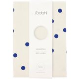 Södahl Plava/krem posteljina za krevet za jednu osobu od pamučnog satena 140x200 cm Solaris – | shoptok.hr