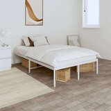 Metalni okvir za krevet bijeli 120 x 190 cm | shoptok.hr