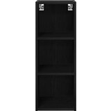 vidaXL viseći ormarić s policom riga crni hrast 30 x 29,5 x 80 cm | shoptok.hr