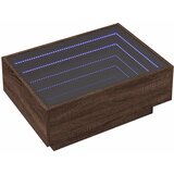  Stolić za kavu LED boja hrasta 70x50x30 cm konstruirano drvo | Eponuda.com