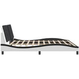  Okvir kreveta s LED-om bez madraca Zadar bijelo-crni 200 x 200 cm | Eponuda.com