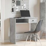  Radni stol siva boja betonai 80 x 40 x 75 cm od iverice | shoptok.hr