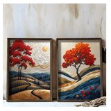 Wallity dekorativna slika HUM102, 50x70x3,5cm, 2 dela | Eponuda.com