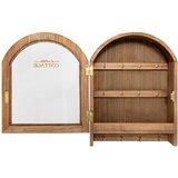 Atmosphera ORMARIĆ ZA KLJUČEVE ROXIE 22X7X28CM MDF/METAL/STAKLO, SMEĐI | shoptok.hr