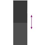 vidaXL Rolo zavjesa Blackout Black 70x230 cm Širina tkanine 65,7 cm | shoptok.hr