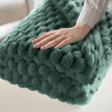 Douceur d intérieur Zelena deka od mikropliša 220x240 cm Frosty – | shoptok.hr