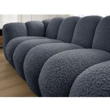 Bobochic Paris Temno siva sedežna garnitura iz tkanine bouclé 232 cm Hippolyte – | Shoptok.si