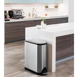 simplehuman Kanta mat srebrne boje s pedalom Butterfly, 45 l | shoptok.hr