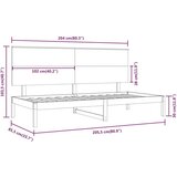  Dnevni ležaj 80 x 200 cm od masivne borovine | shoptok.hr