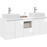  Set ormarića za kupaonicu 3 kom. Bijela visokog sjaja 49,5 x 41 x 62,5 cm | shoptok.hr