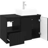  Set namještaja za kupaonicu 2 kom. Crna Konstruirano drvo 49,5 x 41 x 79,5 cm | Shoptok.si