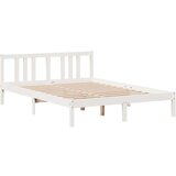 vidaXL Okvir kreveta s uzglavljem bez madraca bijeli 140x200 cm | shoptok.hr