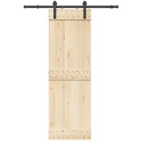 za klizna vrata 152 cm čelični crni
