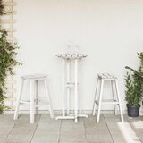 Barska stolica 2 pcs Bijelo 52 x 43 x 73,5 cm HDPE | shoptok.hr