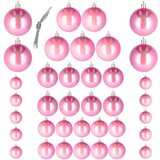 springos Kroglice za drevesce, 37 kosov, biserno roza, božične kroglice, Ø 3 cm, Ø 5 cm, Ø 6 cm, Ø 7 cm, Ø 8 cm, nezlomljive, dekoracija, okraski za d, (21637930) | Shoptok.si