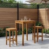  Stol za bar u vrtu Prirodna 70 x 68,5 x 105 cm | shoptok.hr
