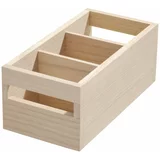 iDesign kutija za pohranu s drvenom ručkom Eco Handled, 12,7 x 25,4 cm