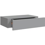  Zidna polica s ladicom siva 40 x 23,5 x 10 cm MDF | shoptok.hr