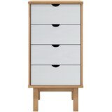  Ladičar OTTA smeđe-bijeli 45x39x90 cm od masivne borovine | shoptok.hr